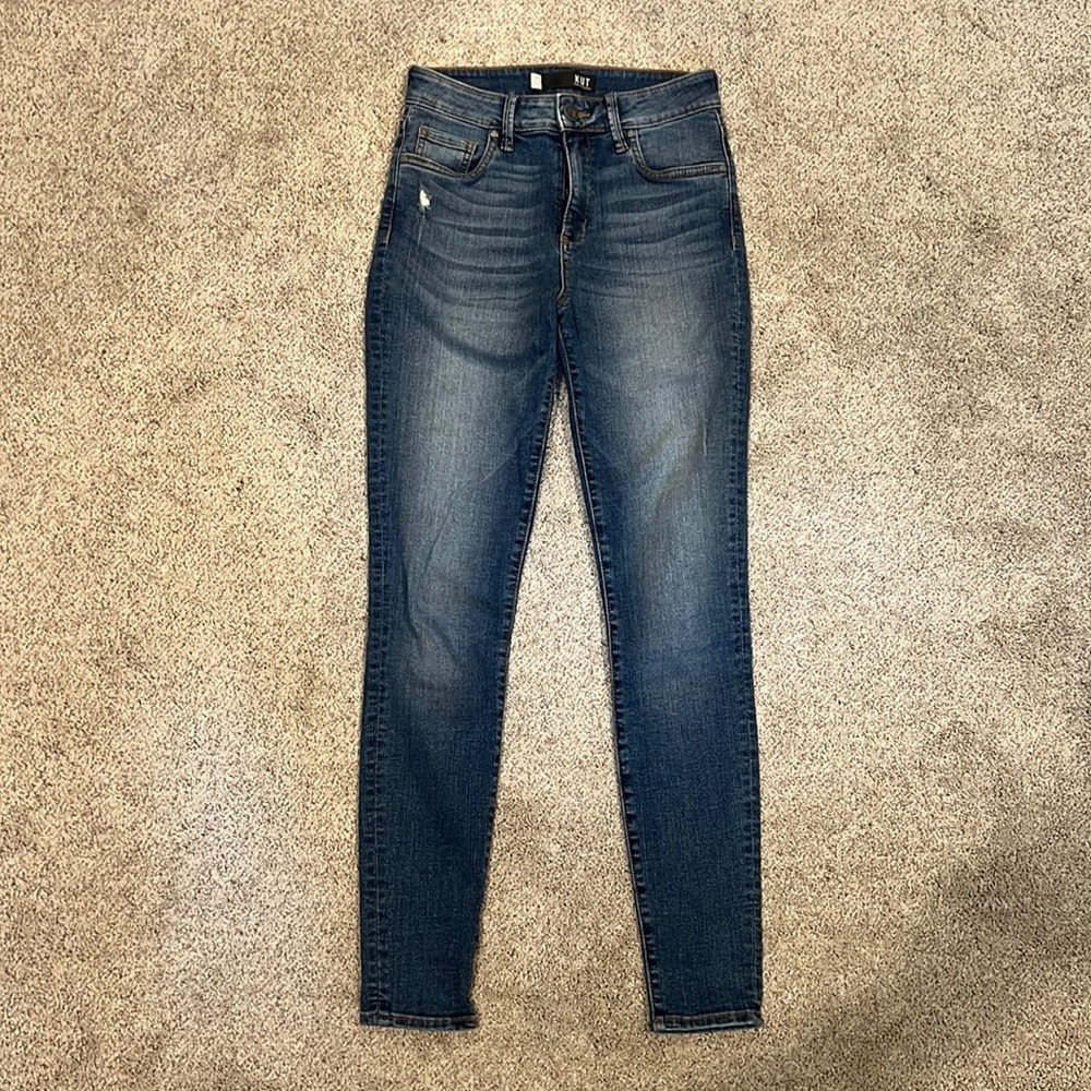 Kut from the Kloth Mia high rise, skinny jeans sz 2